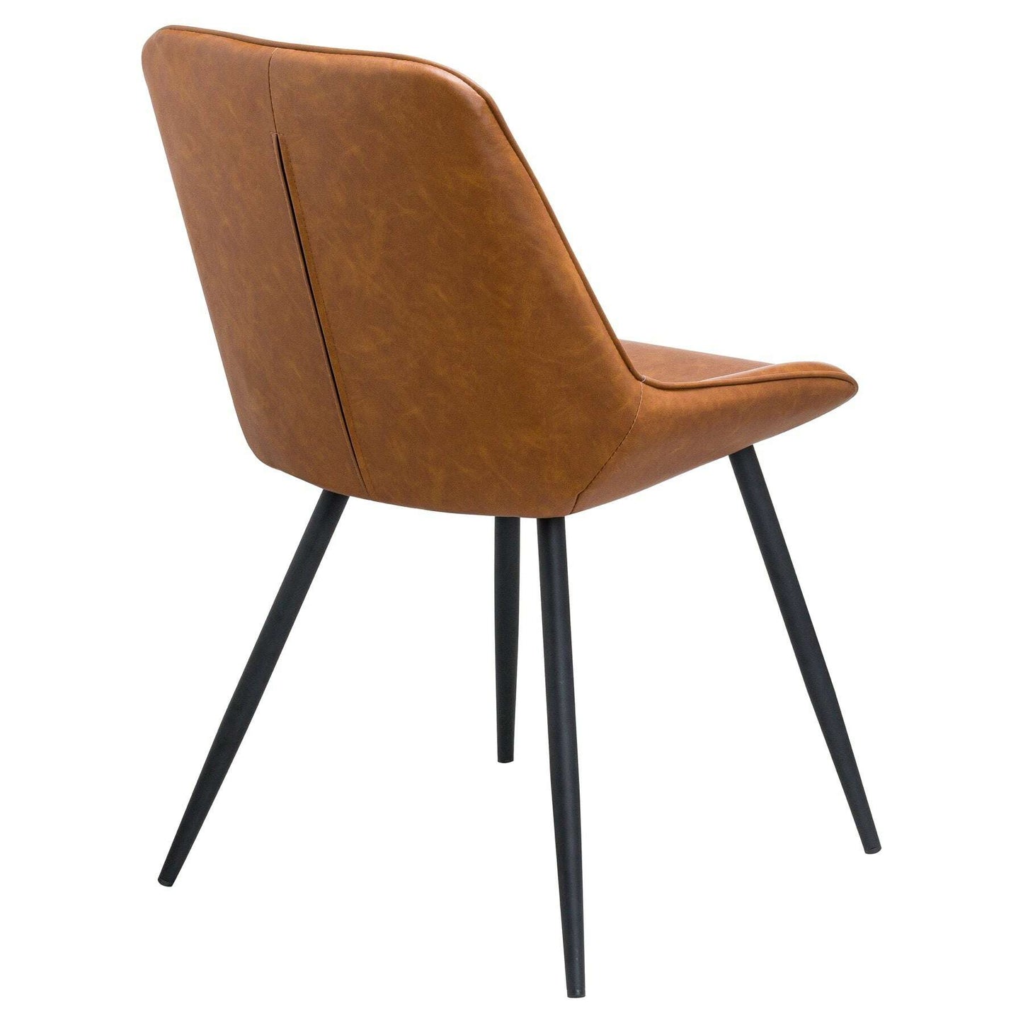 Oslo Tan Brown Leather Dining Chair