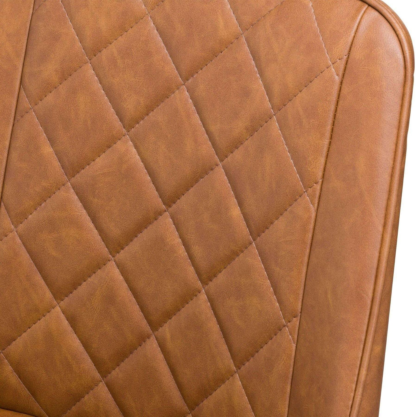 Oslo Tan Brown Leather Dining Chair
