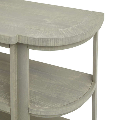 Saltaire Pine Wood 2 Shelf Console Table