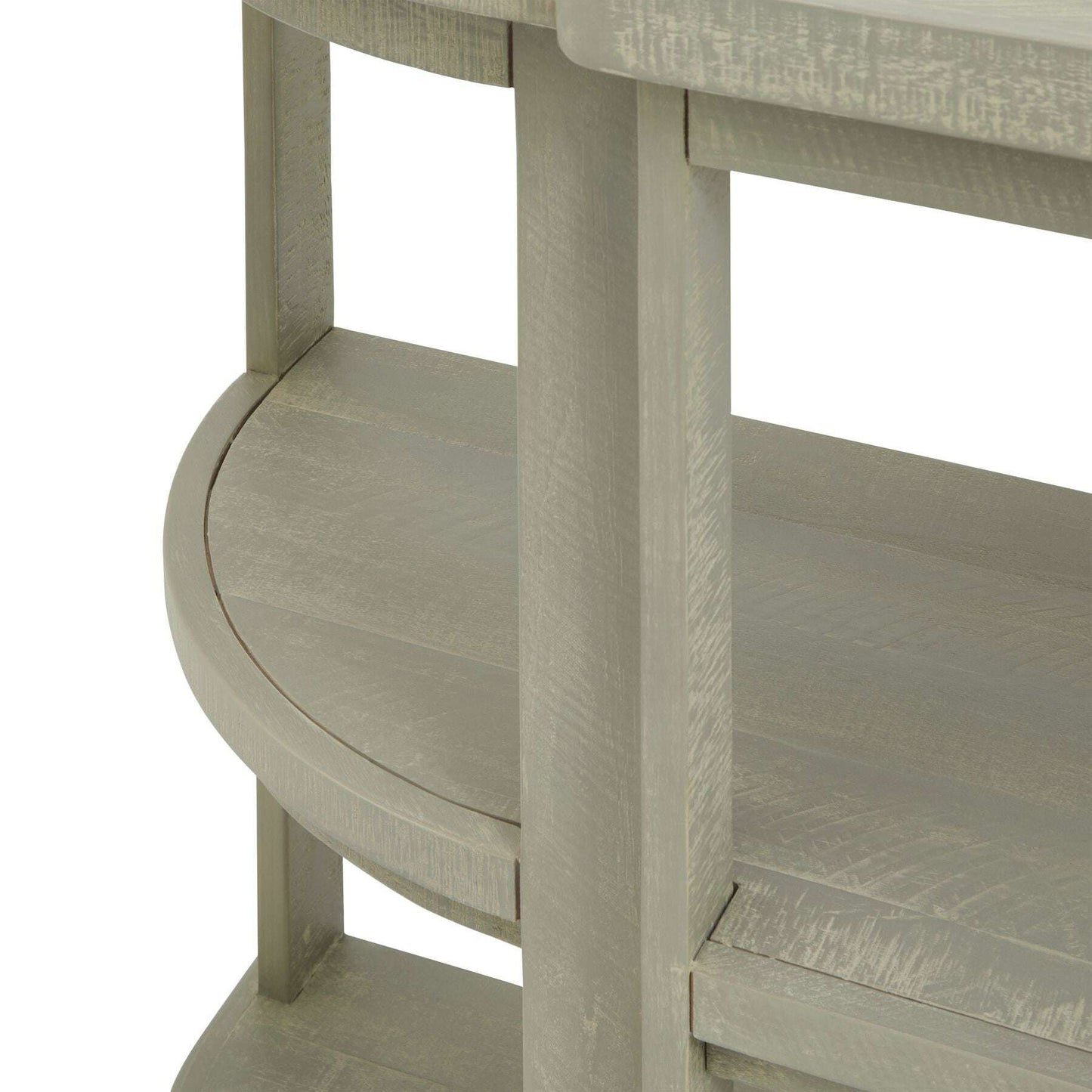 Saltaire Pine Wood 2 Shelf Console Table
