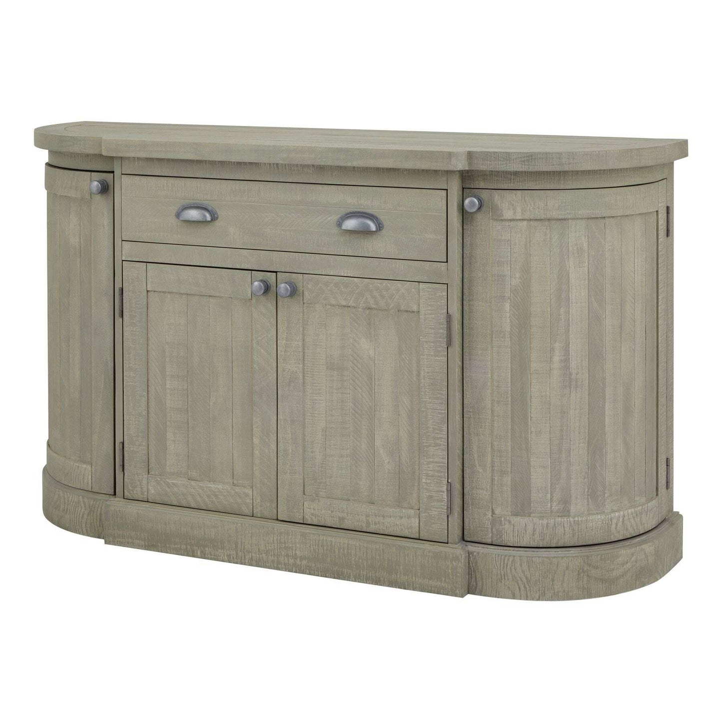 Saltaire Pine Wood 4 Door Sideboard With Drawer