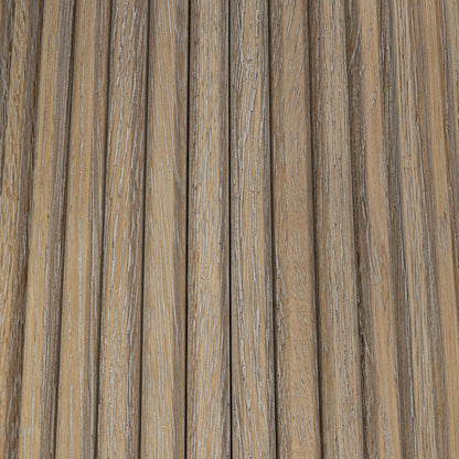 Sienna Oak Ribbed Side Table