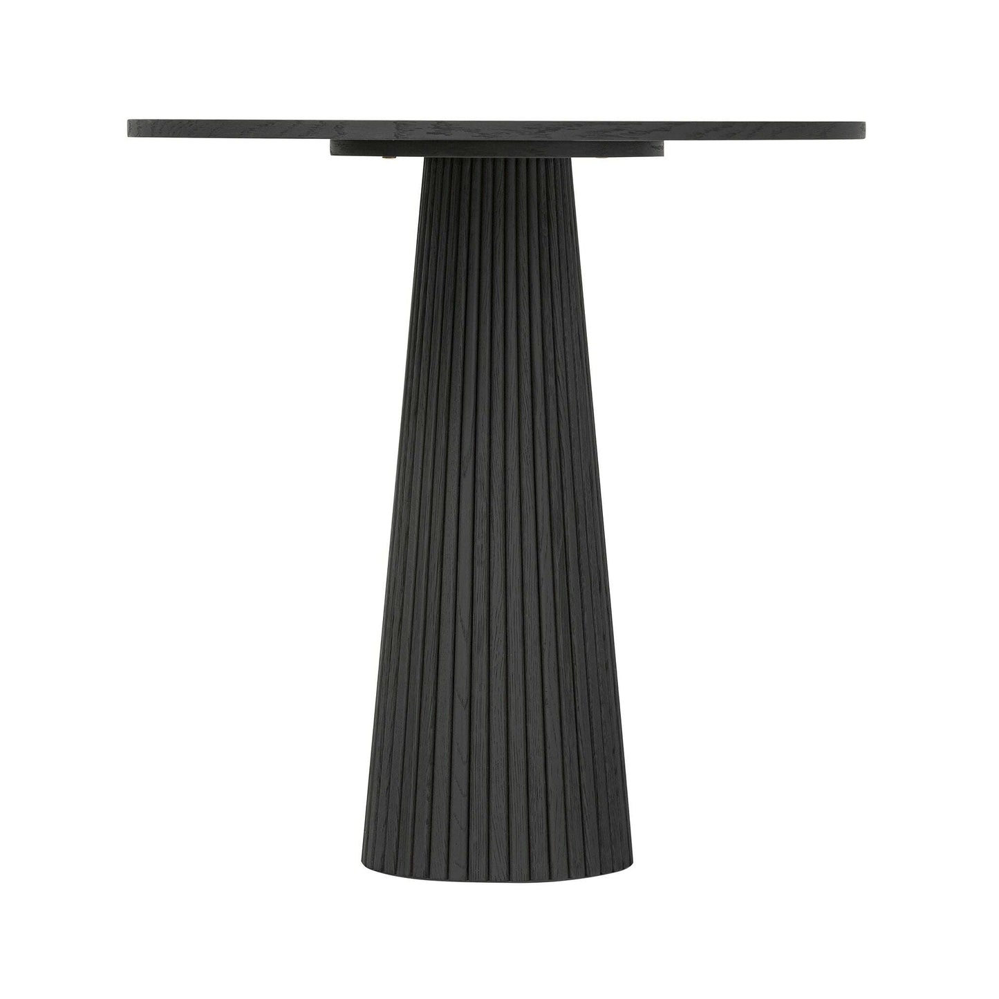 Sienna Oak Ribbed Side Table