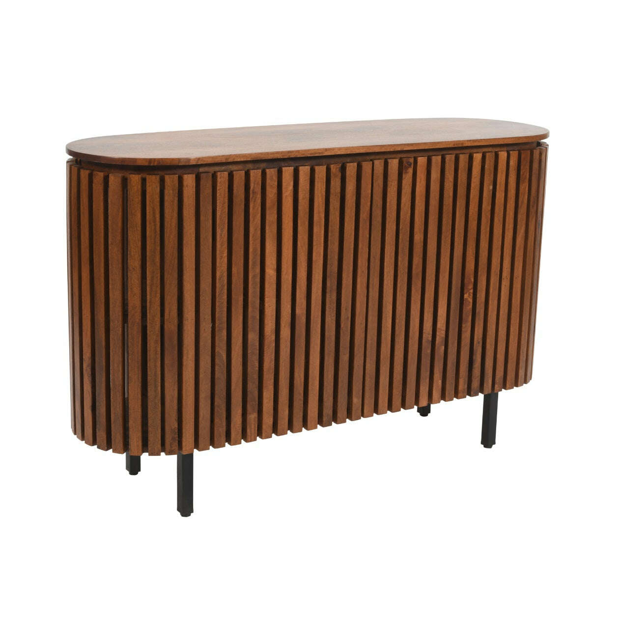 Slatted Mango Wood Sideboard