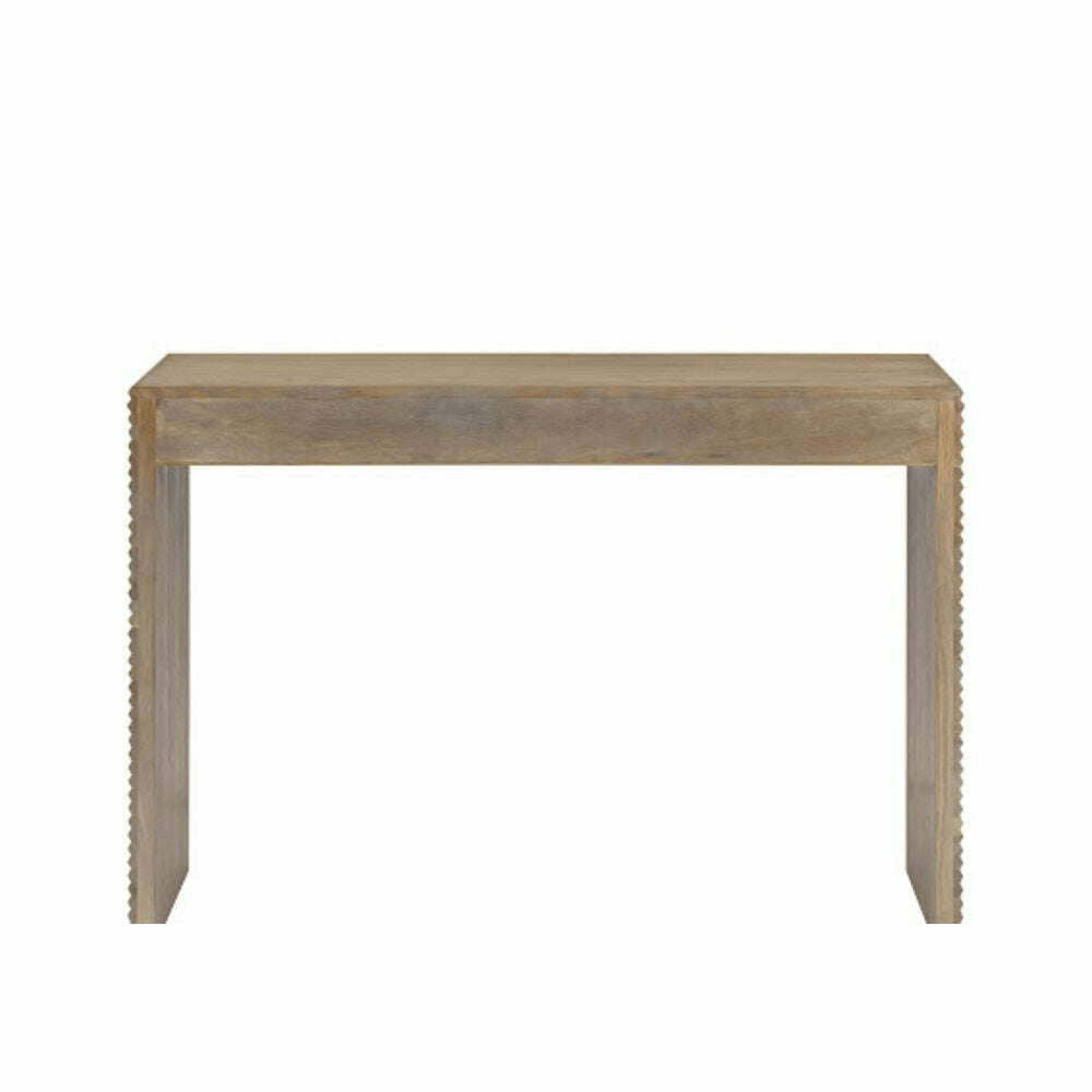 Solara Ribbed Oak Console Table - Console Table - Heart of Kitchens
