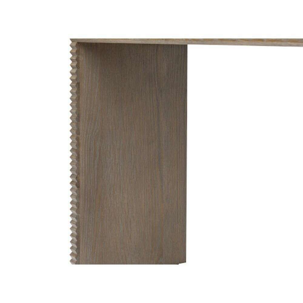 Solara Ribbed Oak Console Table - Console Table - Heart of Kitchens