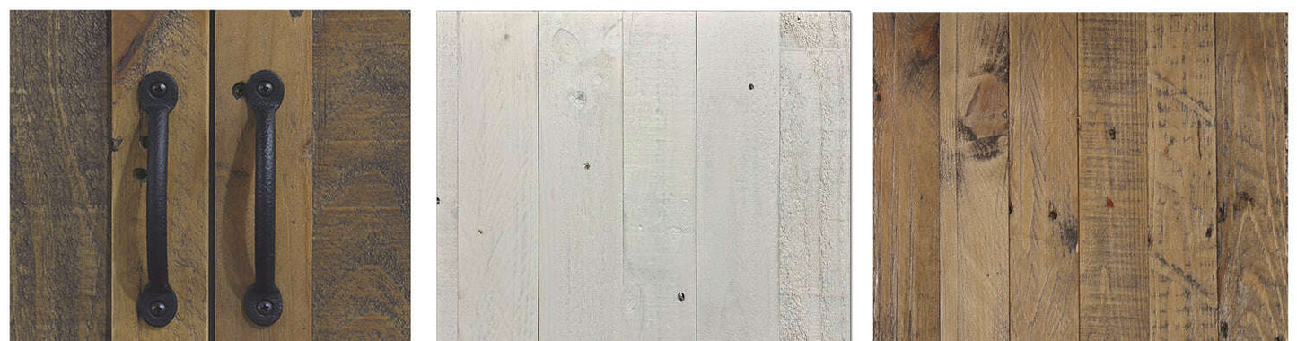 Splash of White Large Open Bookcase with Doors