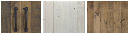 Splash of White Reclaimed Wood Small Console Table