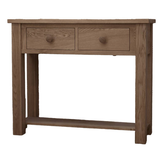 Torino Solid Oak Console Table