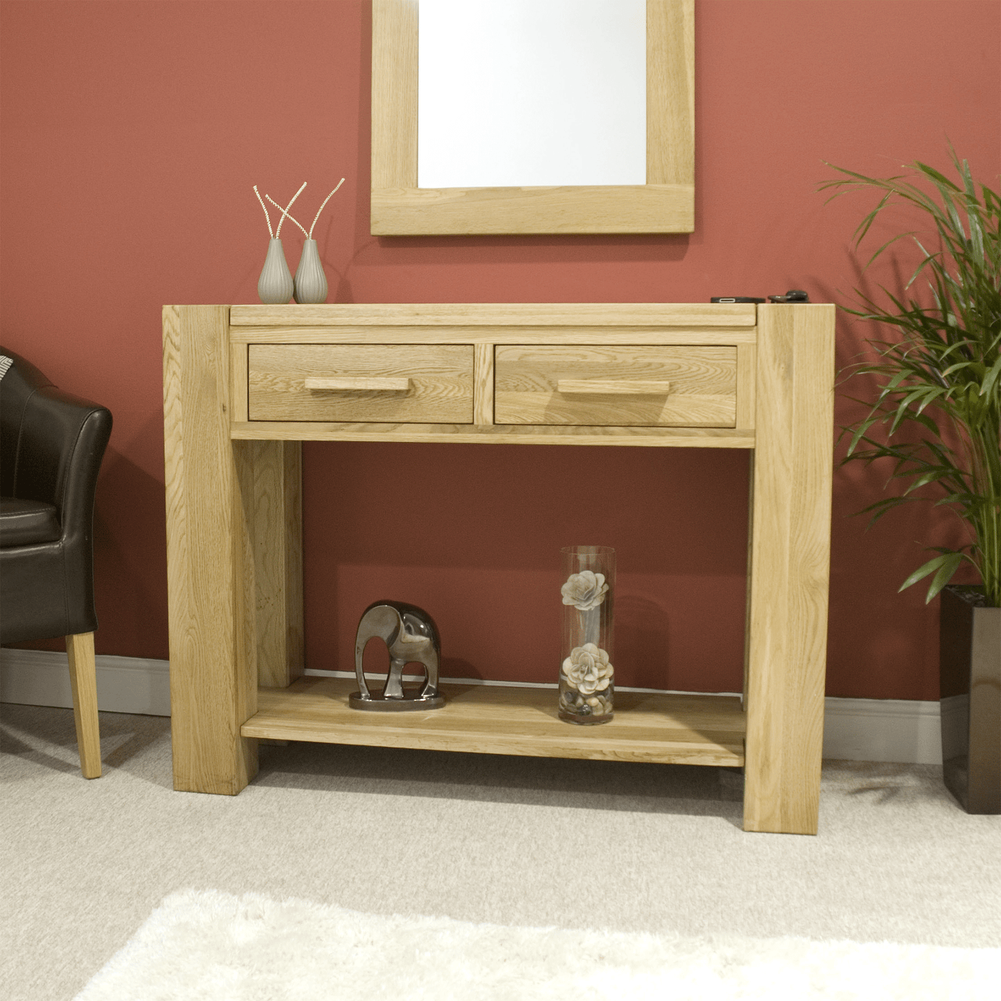 Trend Solid Oak Console Table