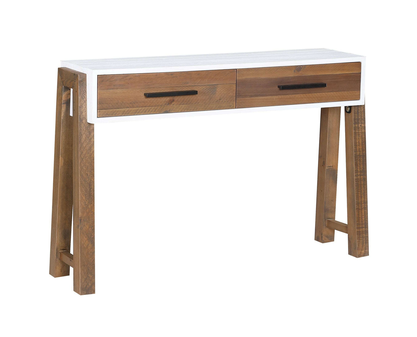 Trinity - Reclaimed Wood Console Table Open