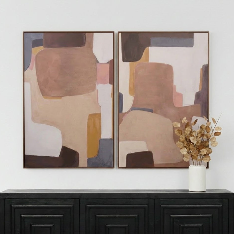 Modern Abstract  Wall Art (Set of 2)