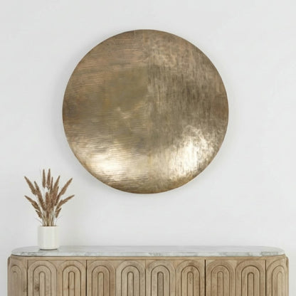 Southwold Antique Brass Round Wall Deco