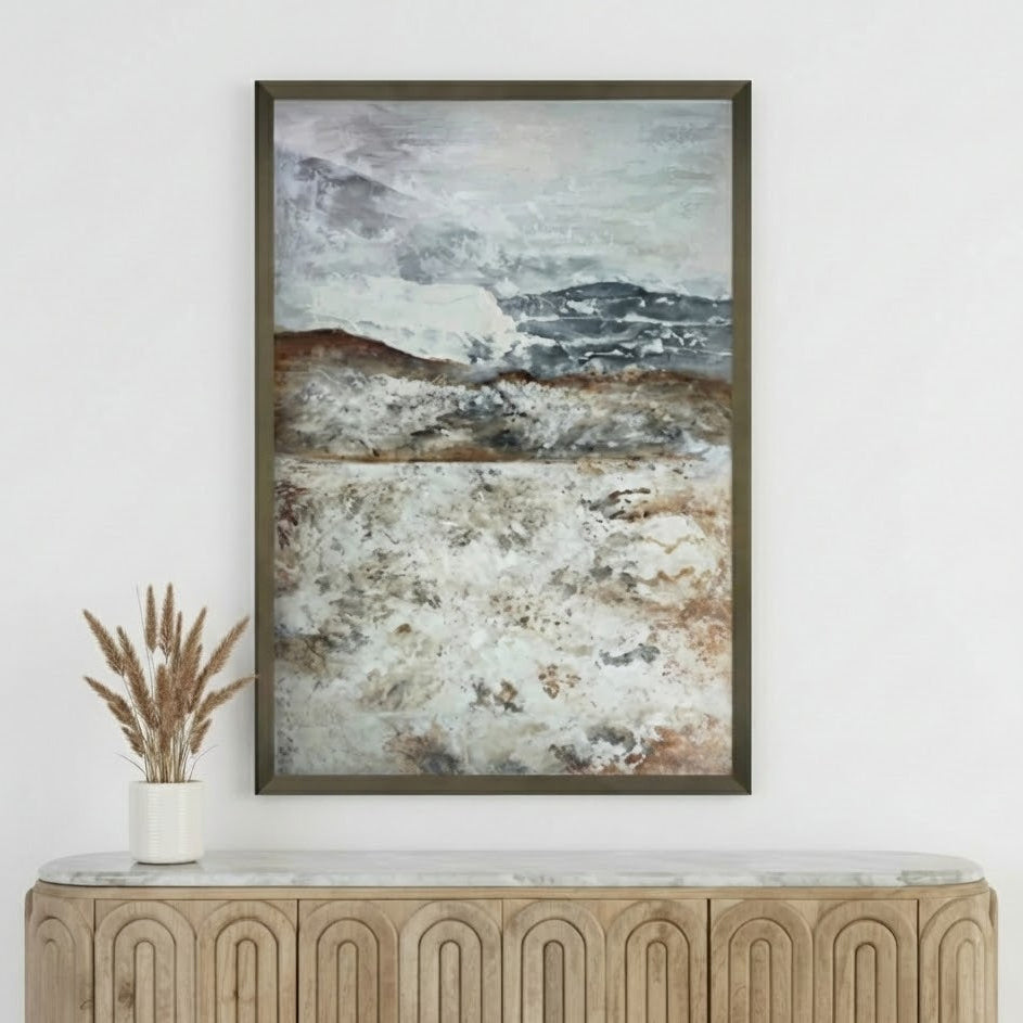 Vista Hand Painted Framed Canvas Wall Art