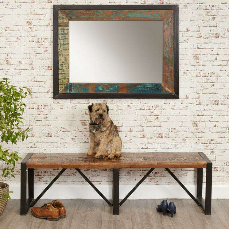 Urban Chic Reclaimed Wood Large Dining Bench - Dining Chairs & Benches - Heart of Kitchens