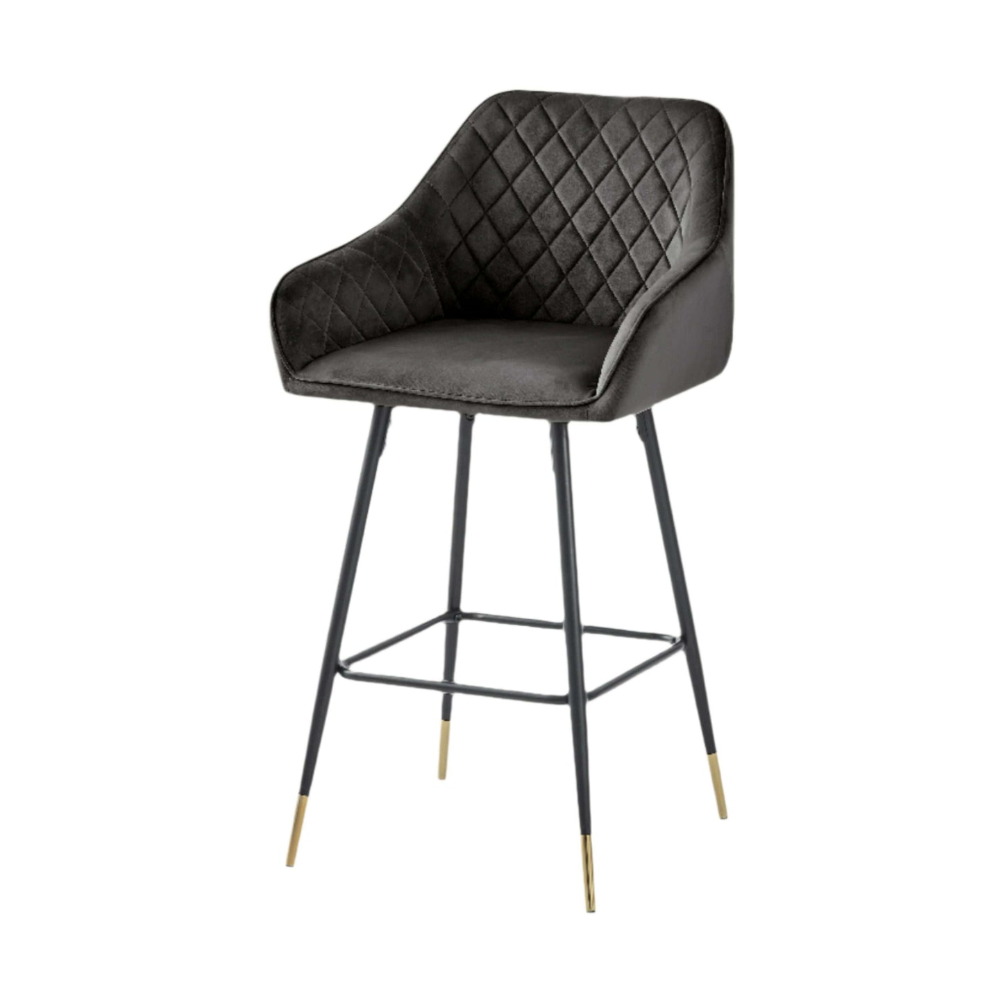 Velvet Bar Stool (Set of 2)