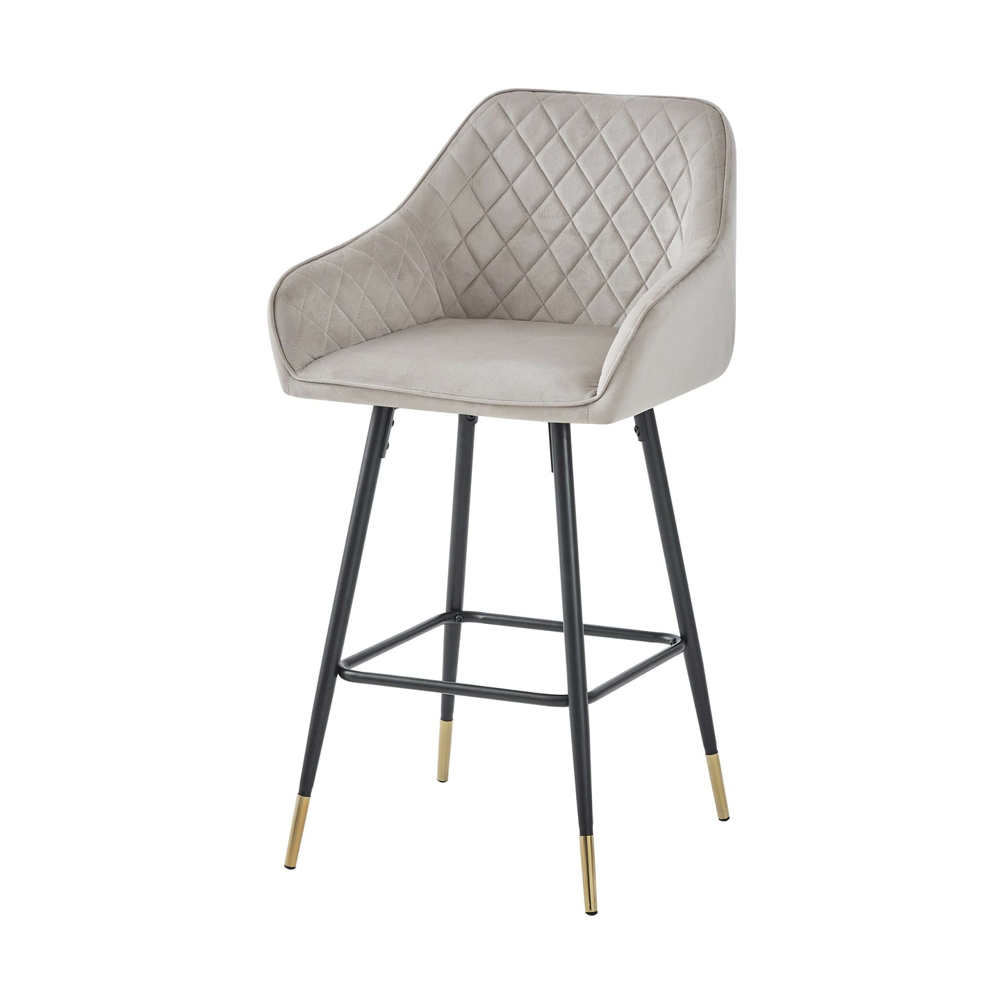 Velvet Bar Stool (Set of 2)