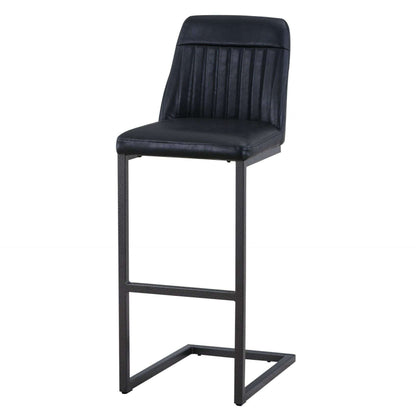 Vintage PU Leather Bar Stool (Set of 2)