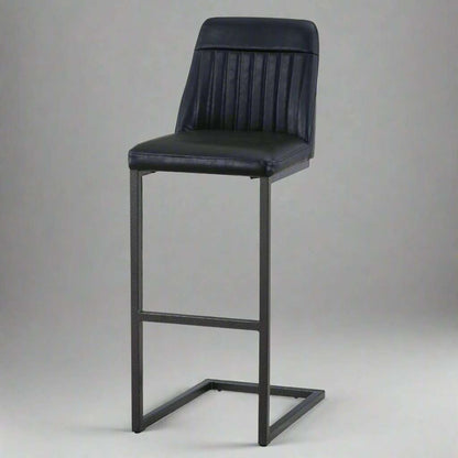 Vintage PU Leather Bar Stool (Set of 2)