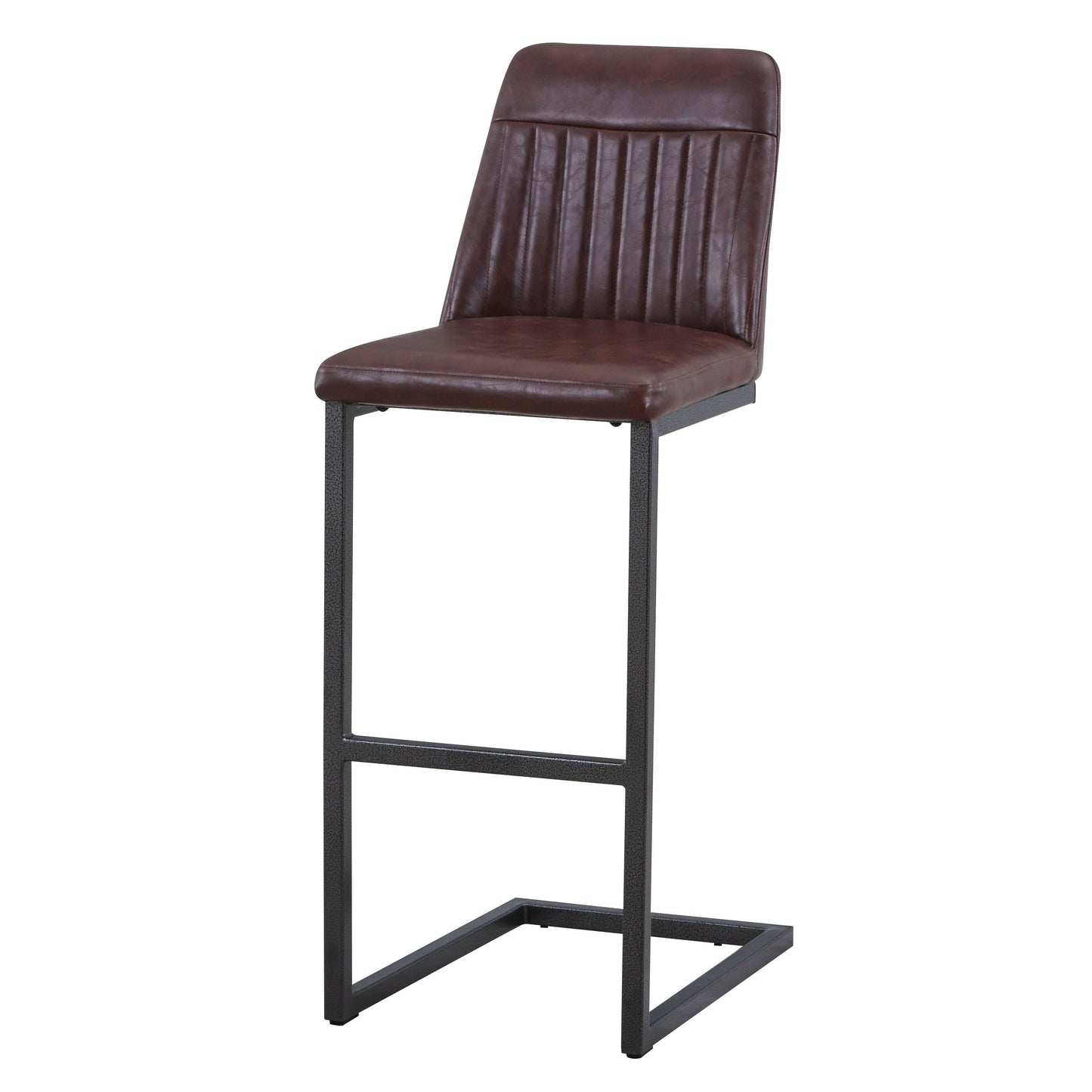 Vintage PU Leather Bar Stool (Set of 2)