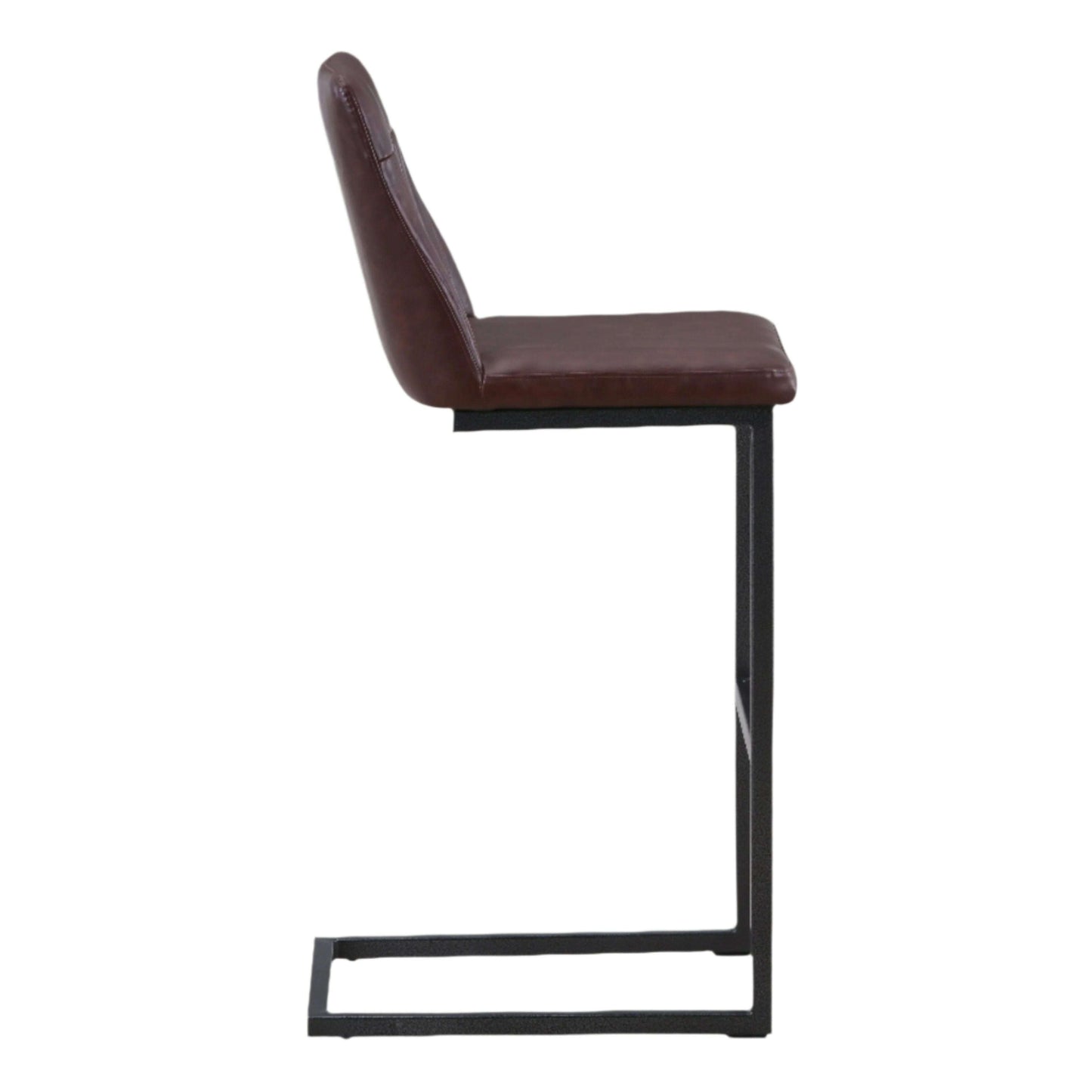 Vintage PU Leather Bar Stool (Set of 2)