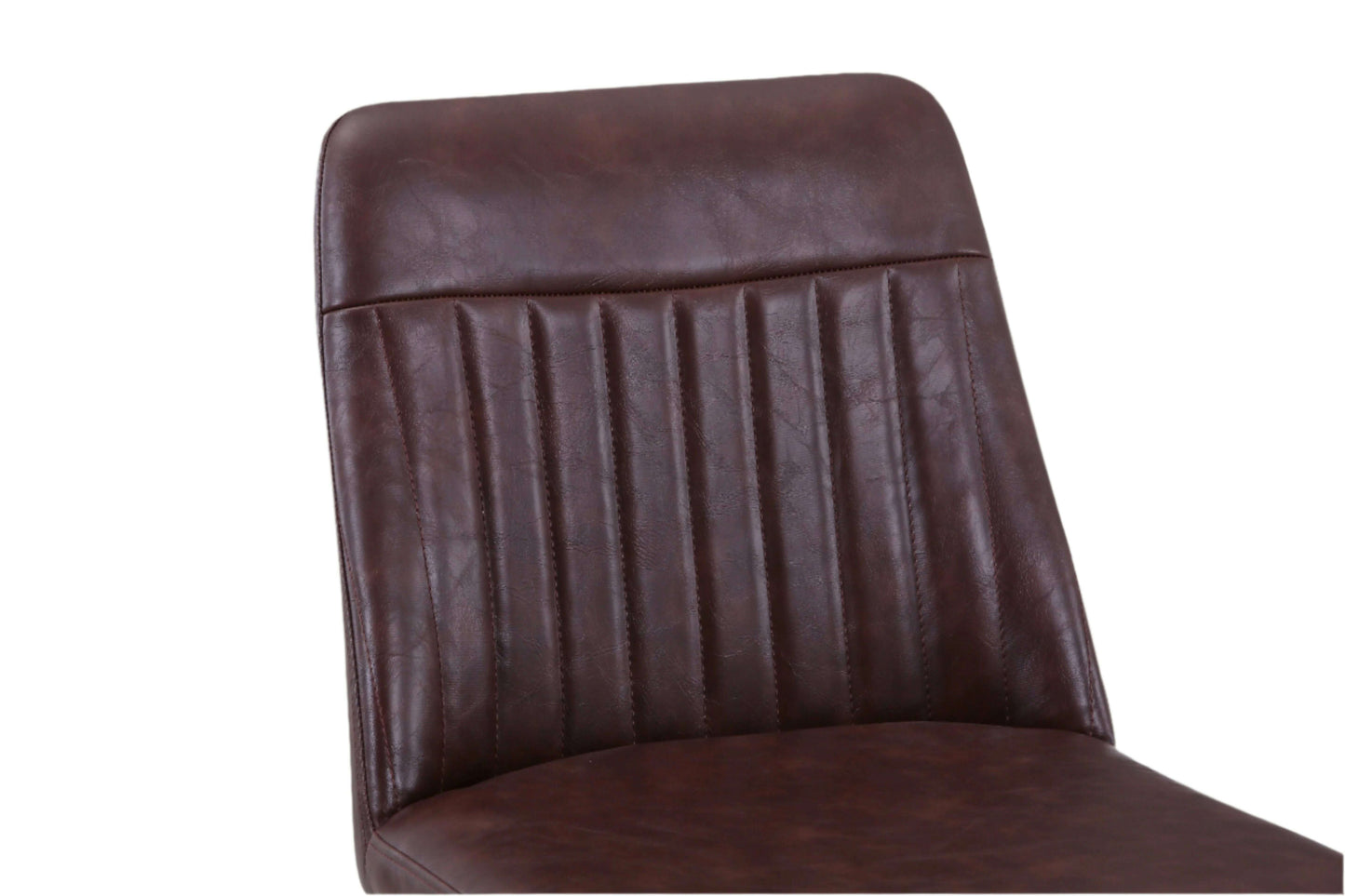 Vintage PU Leather Bar Stool (Set of 2)