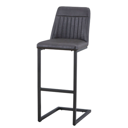 Vintage PU Leather Bar Stool (Set of 2)