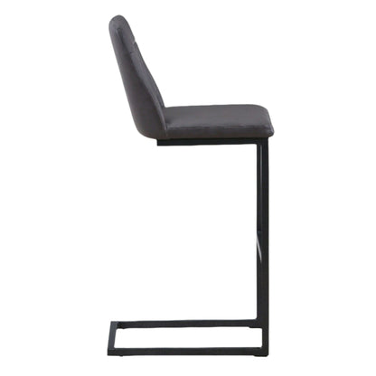 Vintage PU Leather Bar Stool (Set of 2)