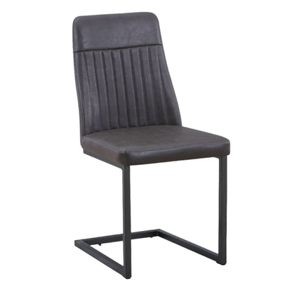Vintage Styled PU Leather Dining Chair (Set of 2)