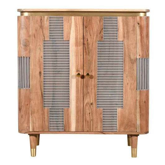 Hawksy Acacia Wood 2 Doors Sideboard