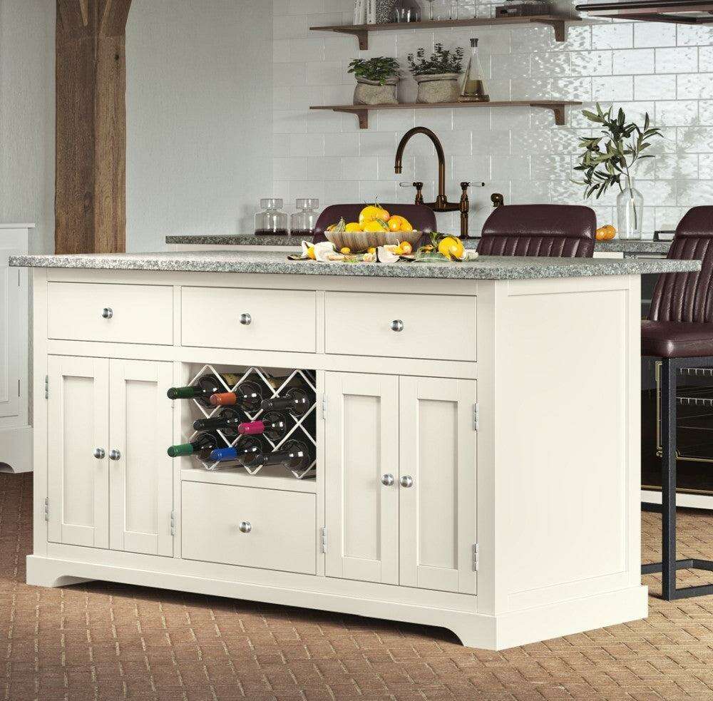 Windham Cream Painted Large Kitchen Island