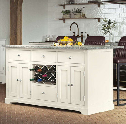 Windham Cream Painted Large Kitchen Island