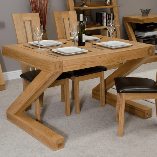 Z Solid Oak Small Dining Table