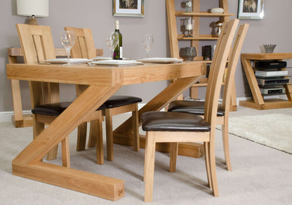 Z Solid Oak Small Dining Table